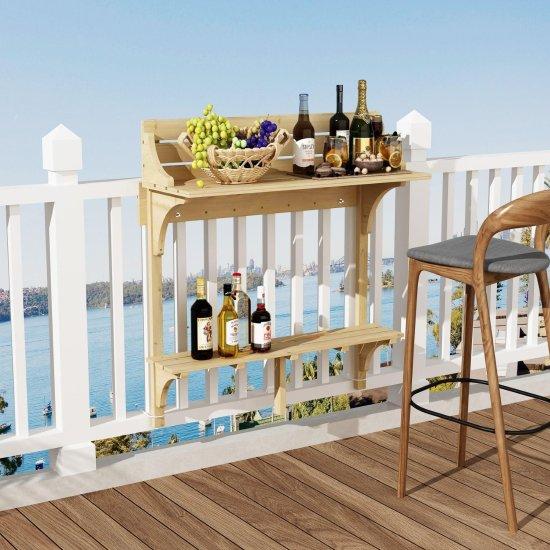 Duvara Monte Balkon Masası