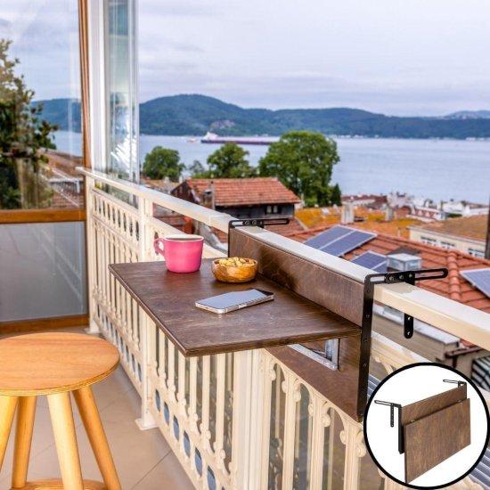 Duvara Monte Balkon Masası