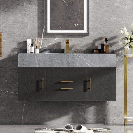 Kahverengi Banyo Dolabı