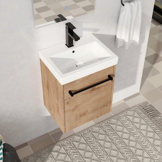 Kahverengi Banyo Dolabı