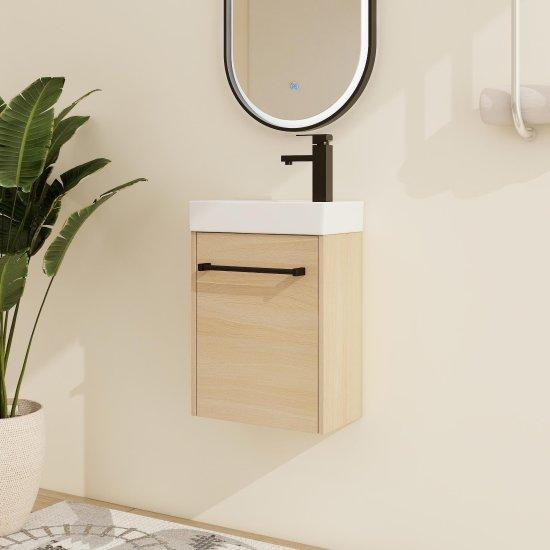 Kahverengi Banyo Dolabı