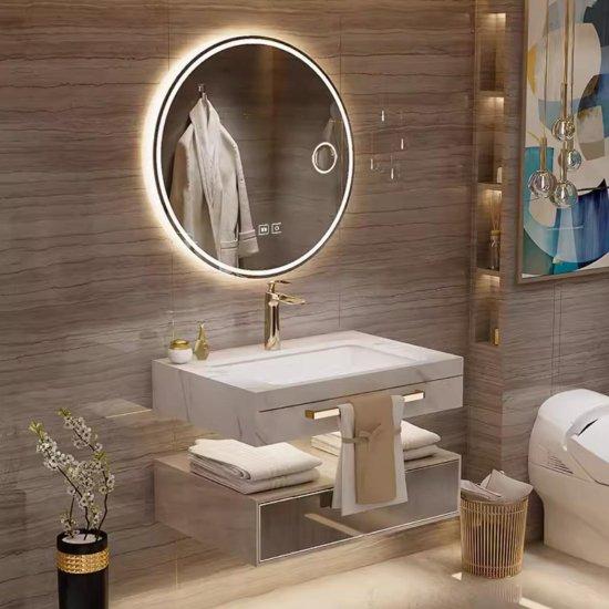 Kahverengi Banyo Dolabı