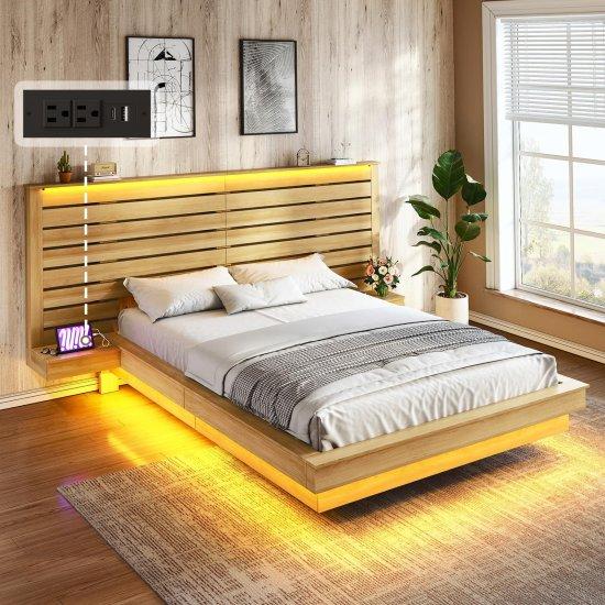 Komidinli Yatak Başlığı