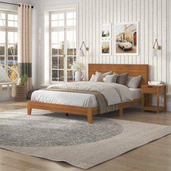 Komidinli Yatak Başlığı