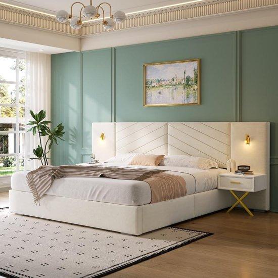 Komidinli Yatak Başlığı