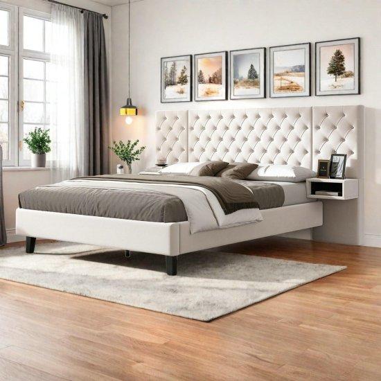 Komidinli Yatak Başlığı