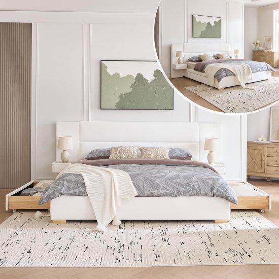 Komidinli Yatak Başlığı