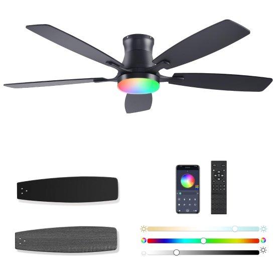 Ledli Tavan Vantilatörü