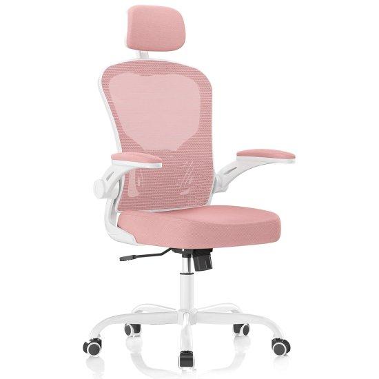 Pembe Çalışma Koltuğu