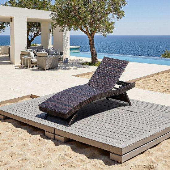 Rattan Şezlong