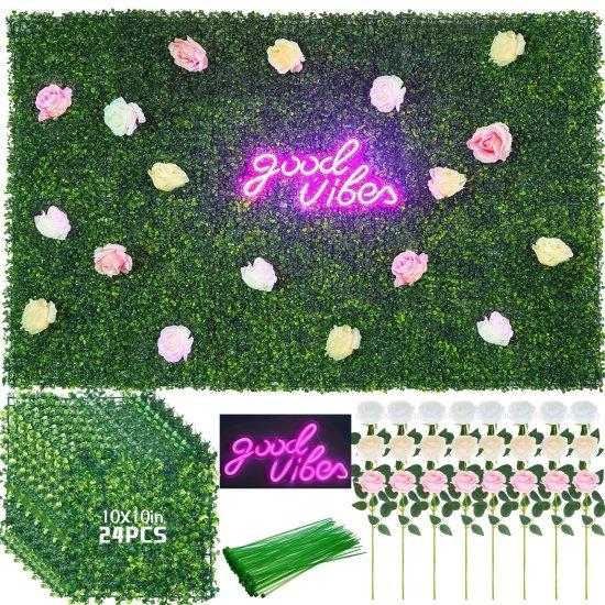 Yapay Çiçek Duvar Kaplama