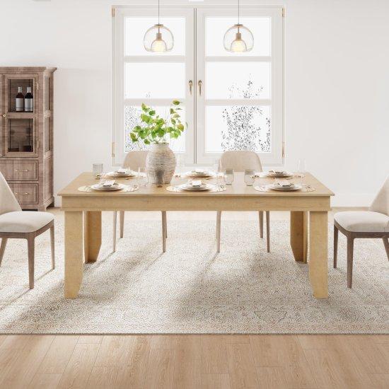 Doğal Ahşap Yemek Masası