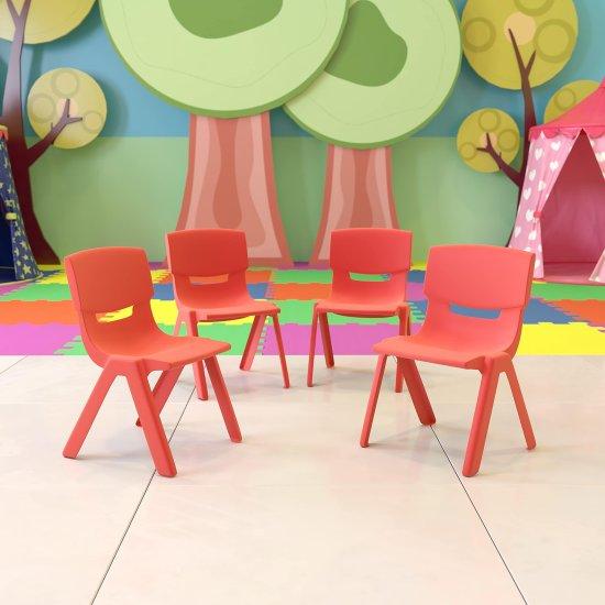 Kırmızı Plastik Sandalye