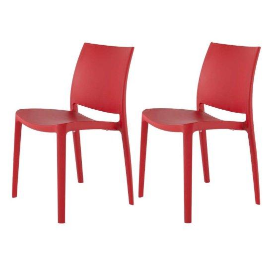 Kırmızı Plastik Sandalye