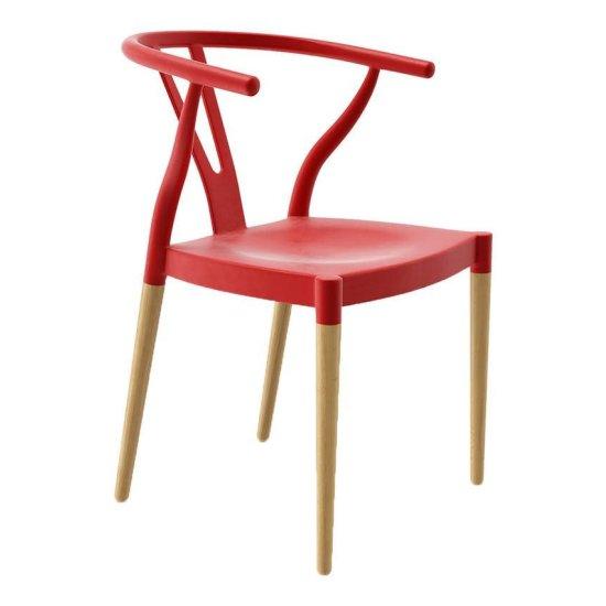 Kırmızı Plastik Sandalye