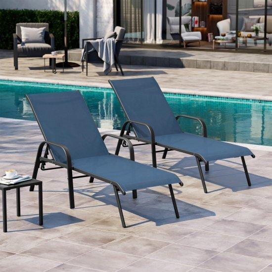 Metal Şezlong
