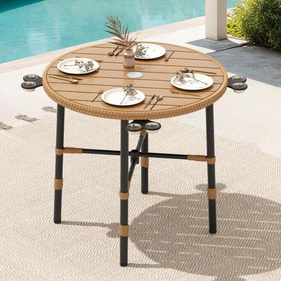 Rattan Balkon Masası